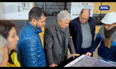 Poggi recorrió la obra de urbanización del barrio República