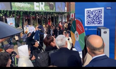 Poggi visitó el stand de San Luis en la Exposición Rural de Palermo
