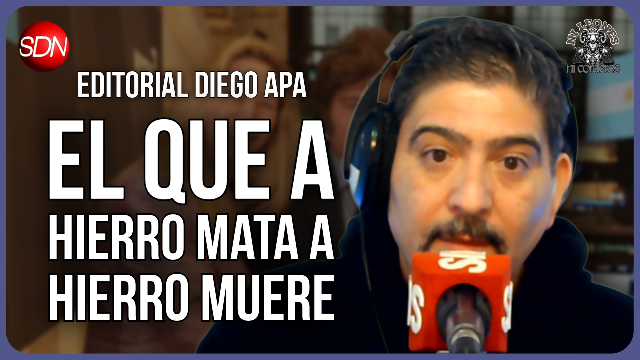 Diego Apa y su tradicional editorial de sábado