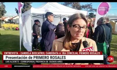 Candela Buscayrol candidata a Primera Concejal Primero Rosales