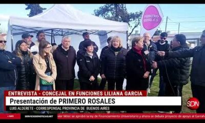 Concejal en funciones Liliana Garcia – Presentación de PRIMERO ROSALES