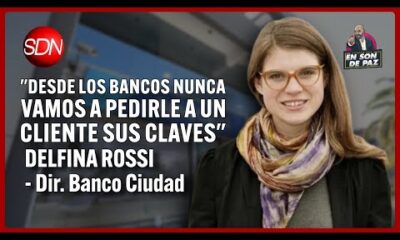 Delfina Rossi, dir. de Banco Ciudad, charlando con el Chueco Paz | #Ensondepaz✌️ | Nota completa