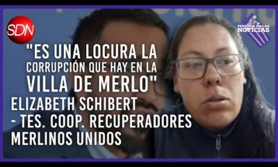 Elizabeth Schibert, tes. coop. recuperadores merlinos unidos | #Tenemosmalasnoticias | Nota Completa