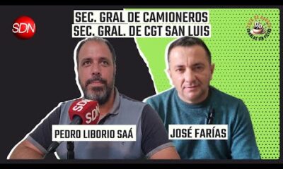 José Farías, Sec. Gral. Camioneros y CGT San Luis en #TazaDeAjuste☕ con Pedro Liborio Saá | En vivo🔴