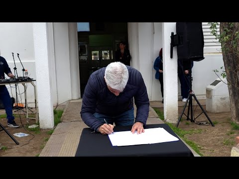 Poggi puso en marcha la construcción del nuevo Hospital de Unión