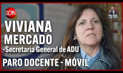 Viviana Mercado, secretaria general de ADU | Paro de docentes | Móvil Pipa Merino | #EnSonDePaz✌🏻