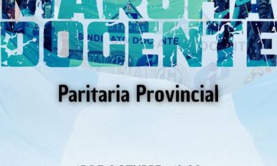 📢 #MARCHADOCENTE: la docencia de San Luis vuelve a las calles con un reclamo encendido