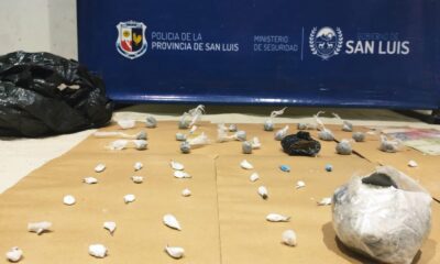 San Luis: Golpe al narco, incautan droga por  millones y caen dos detenidos