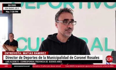 Director de Deportes de la Municipalidad de Coronel Rosales: MATIAS RAMIREZ
