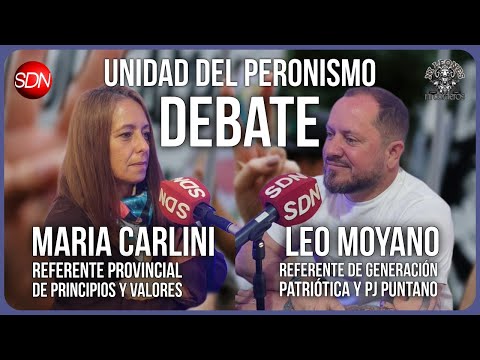 La unidad del peronismo: María Carlini y Leo Moyano en #NiLeonesNiCorderos🦁🐮 | Debate completo La unidad del peronismo: María Carlini y Leo Moyano en #NiLeonesNiCorderos🦁🐮 | Debate completo