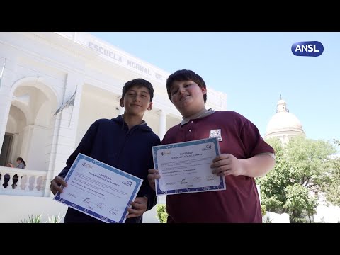 Blas Sosa y Gael Orteu, estudiantes de 1er año
