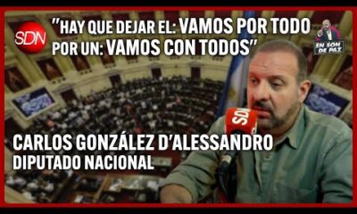 Carlos González D’alessandro, diputado nacional | en #EnSonDePaz✌| Entrevista completa