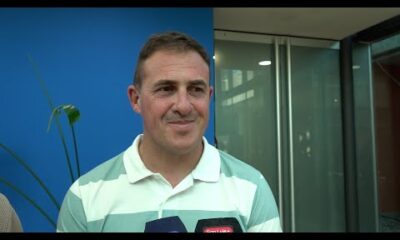 Marcos Espósito y Damián Vigil, intendentes en ejercicio y electo de Unión