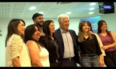 Poggi compartió un desayuno con el personal de Estadísticas y Censos