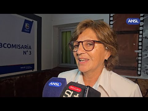 Susana Benítez, hija del Suboficial Principal Ruperto Benítez