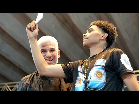 Claudio Poggi, Gobernador de San Luis participó de las seis peleas finales del certamen