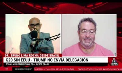 G20 SIN EEUU – TRUMP NO ENVÍA DELEGACIÓN