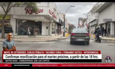 Paro de estatales en San Luis – Intersindical en pie de movilización y alerta