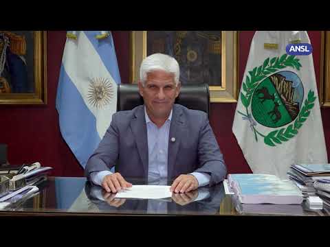 El gobernador de San Luis, Claudio Poggi anunció un aumento salarial y un bono para la administración pública y el Plan de Inclusión