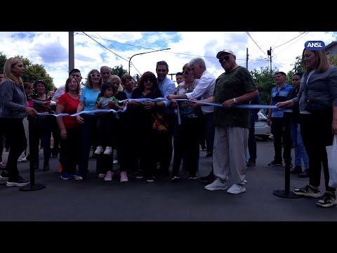 Repavimentaron 20 cuadras entre los barrios Jardín del Sur y San Luis XV