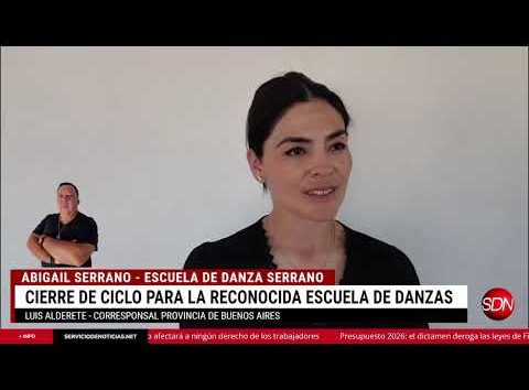 ABIGAIL SERRANO – ESCUELA DE DANZA SERRANO – CIERRE DE CICLO PARA LA RECONOCIDA ESCUELA DE DANZAS