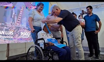 Claudio Poggi, “Esta Navidad los vecinos de Merlo la van a pasar en la casa propia”