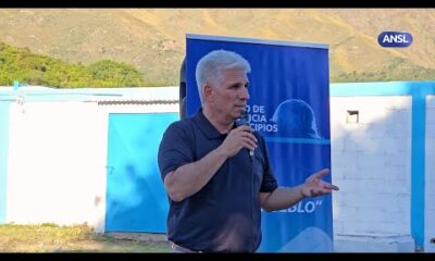 Claudio Poggi reinauguró la Estación de Bombeo N°5 de la Villa de Merlo