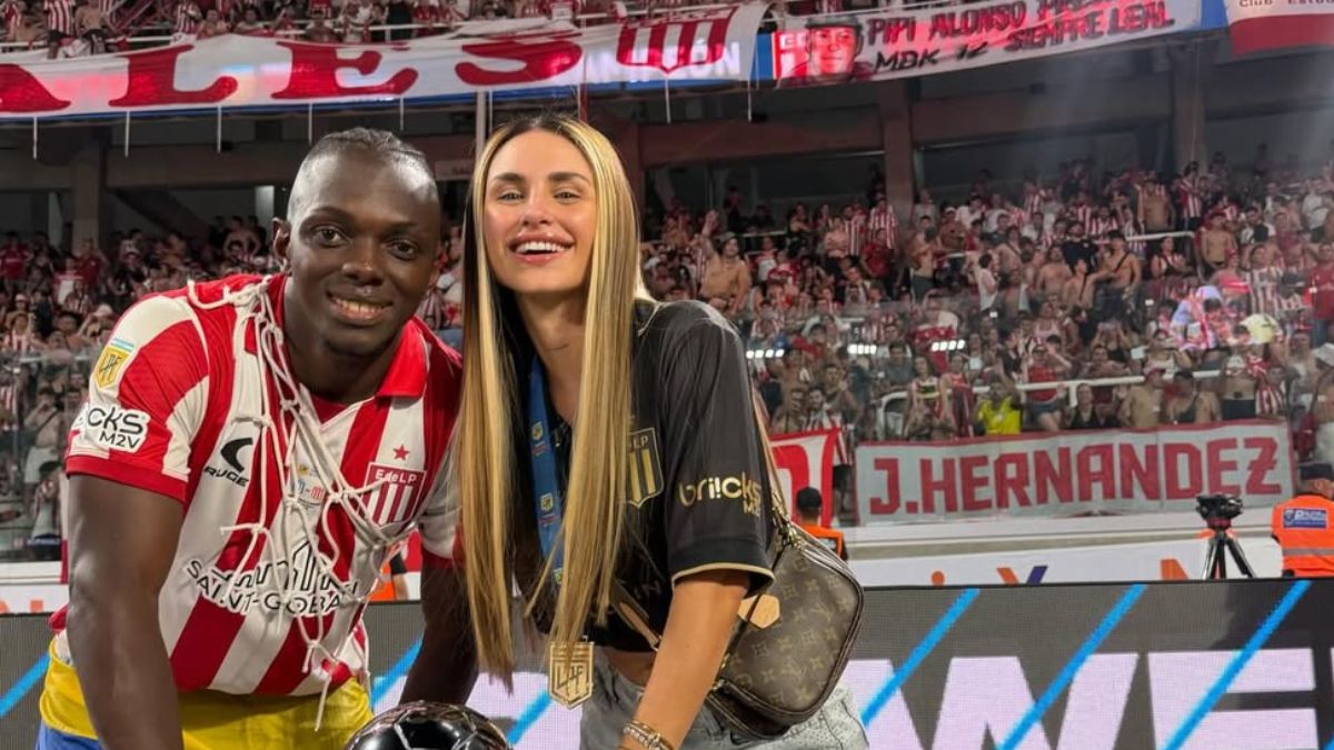 Edwin Cetré brilló con Estudiantes, fue clave en los títulos y confirmó su romance con una modelo argentina