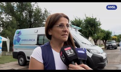Iris Bustos, Intendenta de Juan Llerena_ Ambulancia
