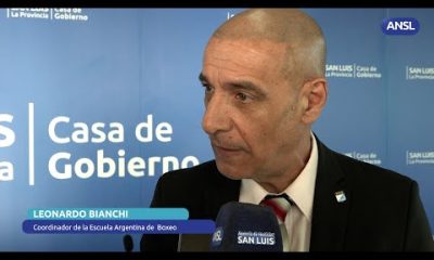 Leonardo Bianchi, coordinador de la Escuela Argentina de Boxeo