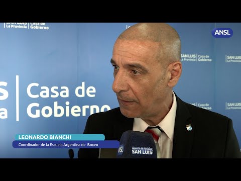 Leonardo Bianchi, coordinador de la Escuela Argentina de Boxeo