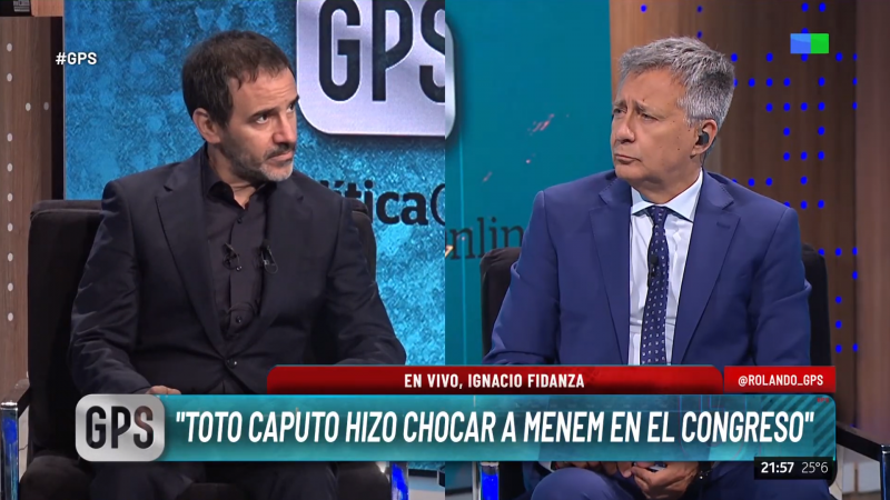 LPO en GPS: «Caputo hizo chocar contra la pared a Menem»