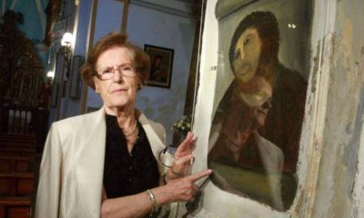 Murió Cecilia Giménez, autora de la famosa «restauración» del Ecce Homo de Borja