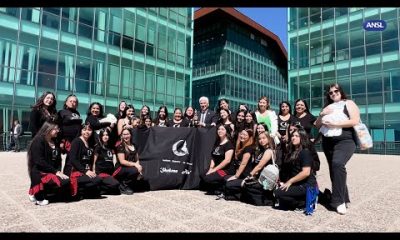Poggi recibió a integrantes del Instituto de Danzas ‘Shokran Ala’, ganadores del Martín Fierro