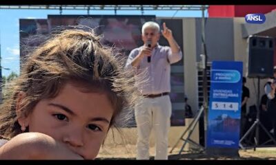 Recibieron escrituras 12 familias de Unión y se firmó el llamado a licitación para renovar la ruta 3