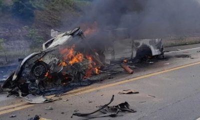 Tragedia en Brasil: al menos 11 muertos por un choque frontal que terminó en incendio