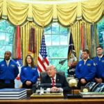 Donald Trump recibió a los astronautas de Artemis II tras el histórico viaje a la órbita lunar