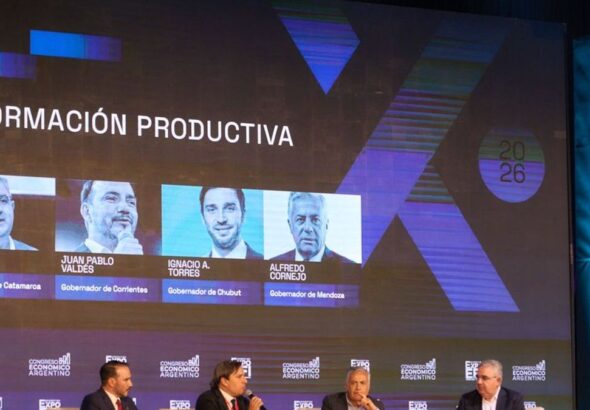 El gobernador Juan Pablo Valdés puso en agenda a Corrientes en la Expo EFI con el desarrollo productivo como eje