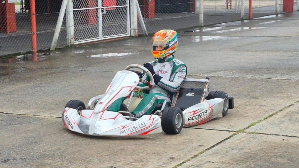Franco Colapinto en la Argentina: corrió en Zárate y volvió al lugar que lo vio nacer en el automovilismo