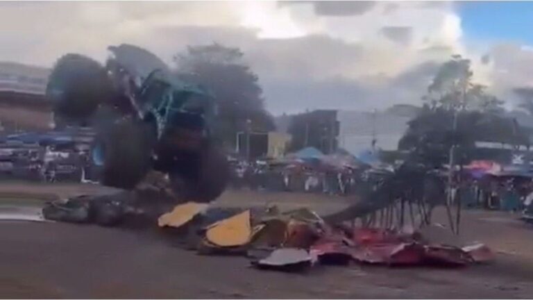 Colombia: tres muertos y varios heridos en un show de Monster Truck