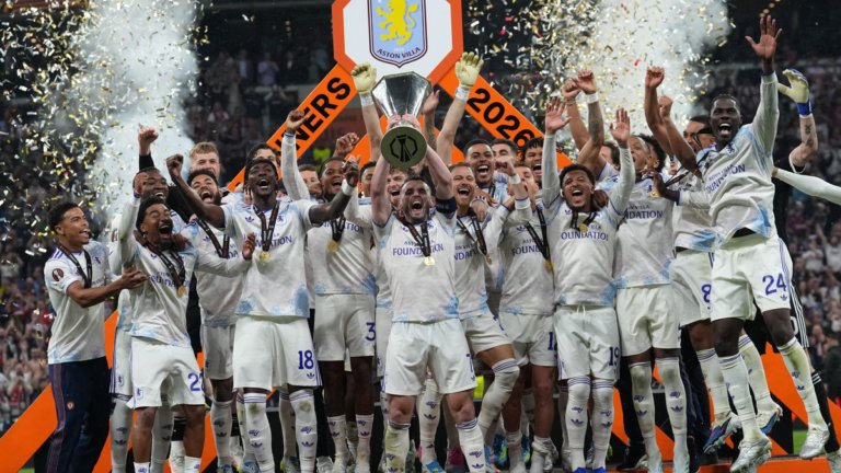 El Aston Villa del Dibu Martínez y Buendía salió campeón de la Uefa Europa League
