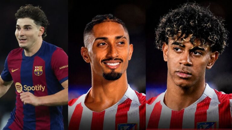 El Atlético Madrid contra el Barcelona: la pelea mediática por Julián Álvarez