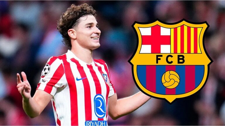 El Barcelona busca romper el mercado de pases con el fichaje de Julián Álvarez: cuantos millones pagaría