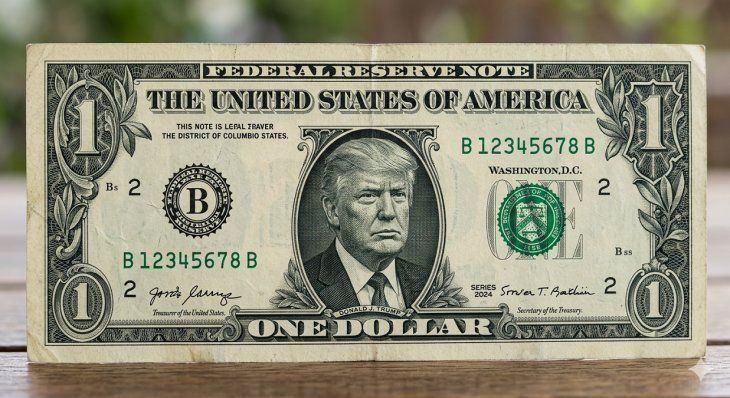 El gobierno de Donald Trump acelera un proyecto para crear un billete de u$s250 con su cara