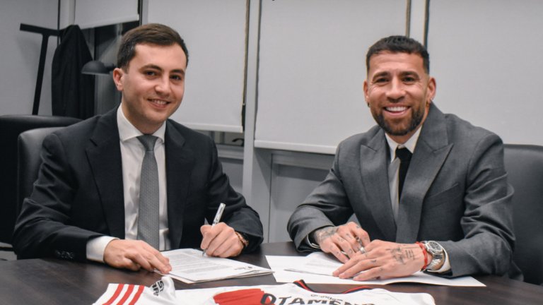 Nicolás Otamendi firmó con River y será refuerzo después del Mundial