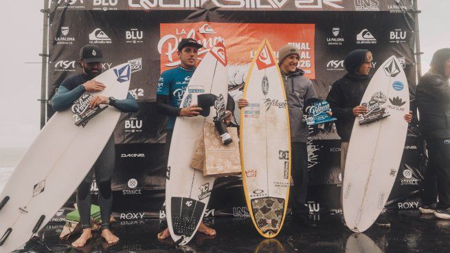 Olas de tres metros y un torneazo de surf que coronó a los campeones argentinos