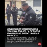 Cayeron dos motochorros tras una seguidilla de robos en Barracas, Boedo y Parque Patricios