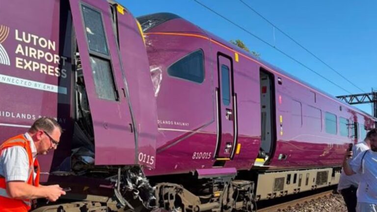 Choque de trenes al norte de Londres: al menos un muerto, 89 heridos y servicios ferroviarios suspendidos