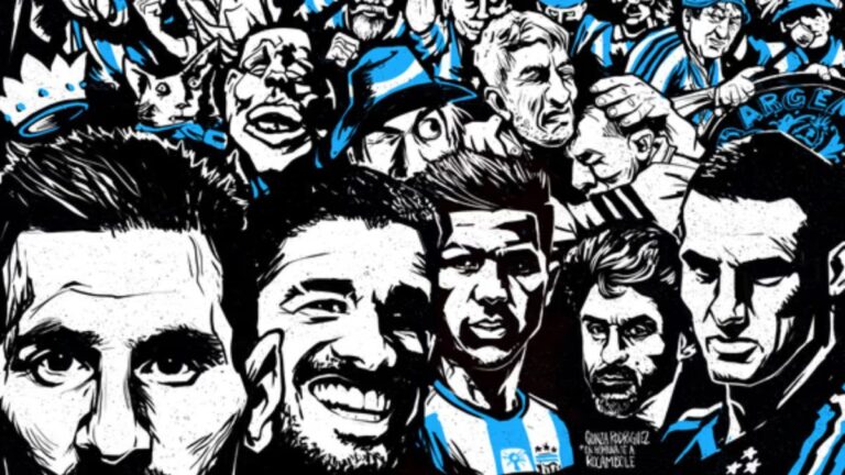 Conmebol homenajeó a la Selección Argentina y a Los Redondos con una imagen inspirada en Oktubre