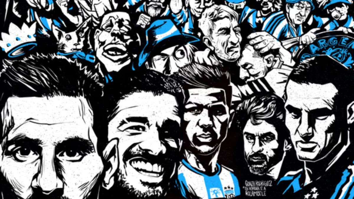 Conmebol homenajeó a la Selección Argentina y a Los Redondos con una imagen inspirada en Oktubre